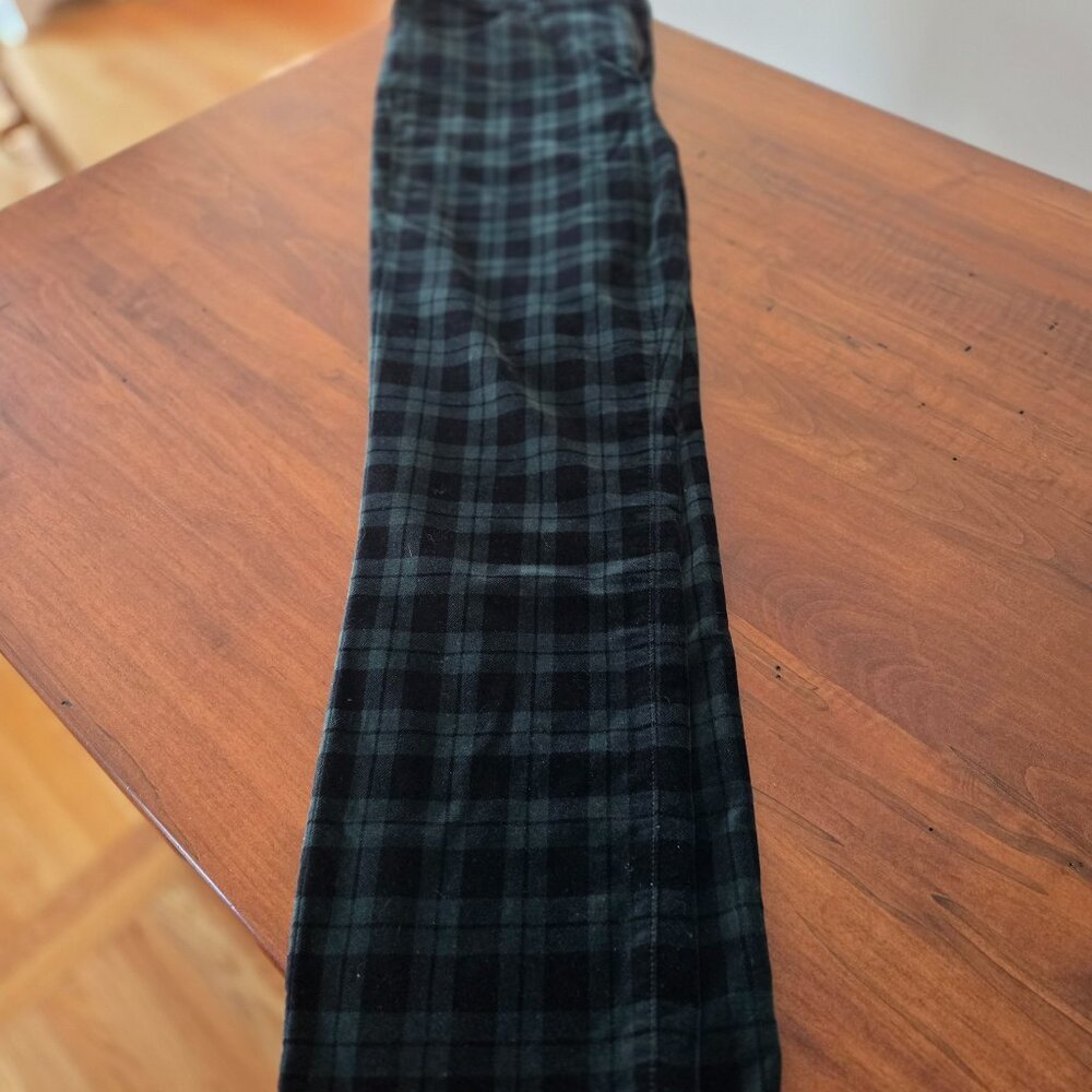 REDUCED 4/29/26 Talbots Velveteen Black Watch Straight Leg pant